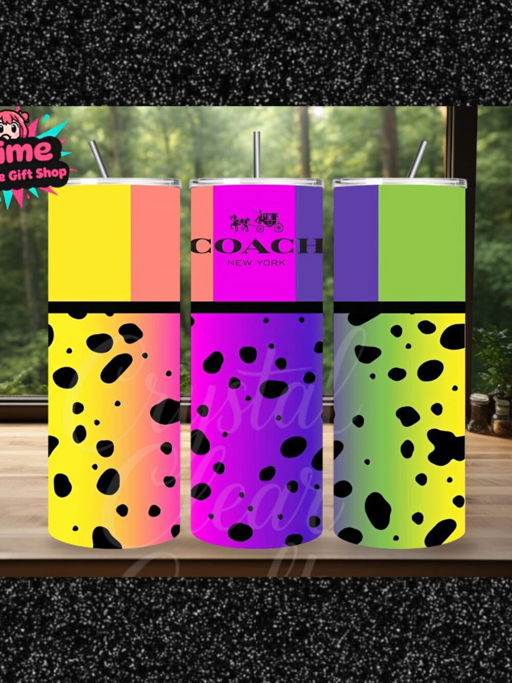 Coach 20oz Stainless Steel Tumbler Custom